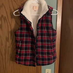 Plaid Vest